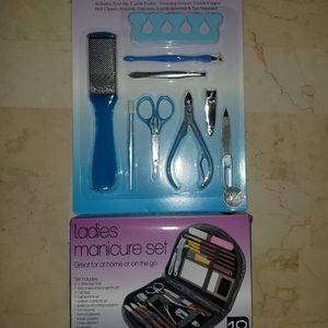 9 Pc Mini-Pedi Set + 18 pc Manicure & Grooming Set